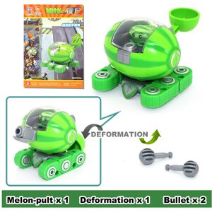 Maxpower (Melon-pult) 3 in 1 Assembly Deformation Toys For Boys Robot Doll PVZ Plant Vs. Maxpower (Melon-pult) 3 in 1 Assembly Deformation Toys For Boys Robot Doll PVZ Plant Vs.