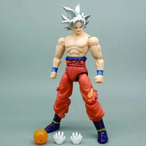 Maxpower (White-goku) Bandai Anime Super Saiyan Son Goku Vegeta Anime Action Figure Model Maxpower (White-goku) Bandai Anime Super Saiyan Son Goku Vegeta Anime Action Figure Model