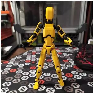 Maxpower (Yellow) Multi-Jointed Movable Robot Model Doll Dummy 13 3D Printed Mannequin No Maxpower (Yellow) Multi-Jointed Movable Robot Model Doll Dummy 13 3D Printed Mannequin No