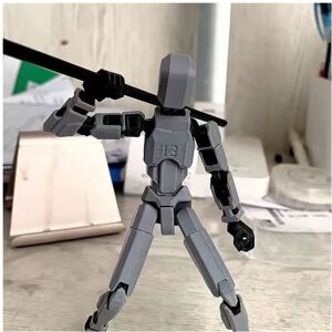 Maxpower (Grey) Multi-Jointed Movable Robot Model Doll Dummy 13 3D Printed Mannequin Nove Maxpower (Grey) Multi-Jointed Movable Robot Model Doll Dummy 13 3D Printed Mannequin Nove