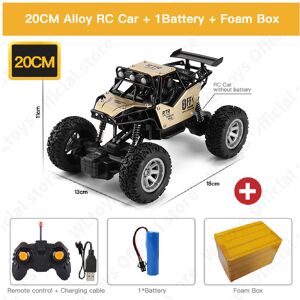 Maxpower (20CM Golden 1B Alloy) ZWN 1:16/1:20 Alloy RC Car With LED Light 2.4G Off-Road Maxpower (20CM Golden 1B Alloy) ZWN 1:16/1:20 Alloy RC Car With LED Light 2.4G Off-Road