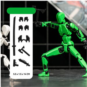 Maxpower (green) T13 Action Figure Set Tool 3D Printed Multi-Jointed Movable Robot Doll A Maxpower (green) T13 Action Figure Set Tool 3D Printed Multi-Jointed Movable Robot Doll A