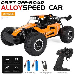 Maxpower (Orange-2Battery) New RC Car 1:16 2WD with LED Light 2.4G 20KM/H High Speed Off- Maxpower (Orange-2Battery) New RC Car 1:16 2WD with LED Light 2.4G 20KM/H High Speed Off-