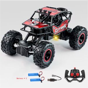 Maxpower (red-2Battery) New RC Car 1:16 2WD with LED Light 2.4G 20KM/H High Speed Off-Roa Maxpower (red-2Battery) New RC Car 1:16 2WD with LED Light 2.4G 20KM/H High Speed Off-Roa