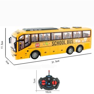 Maxpower (yellow) Children Remote Controlled Bus Simulation Car School Bus Model Wireless Maxpower (yellow) Children Remote Controlled Bus Simulation Car School Bus Model Wireless