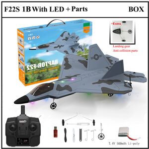 Maxpower (LED Gyro 1B Parts) 2024 New F22S 2.4G 4CH 3D6G RC Airplane Raptor F22 Warplane Maxpower (LED Gyro 1B Parts) 2024 New F22S 2.4G 4CH 3D6G RC Airplane Raptor F22 Warplane
