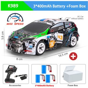Maxpower (K989 3B Foam Box) WLtoys K969 1:28 4WD 2.4G Mini RC Racing Car High Speed Off-R Maxpower (K989 3B Foam Box) WLtoys K969 1:28 4WD 2.4G Mini RC Racing Car High Speed Off-R