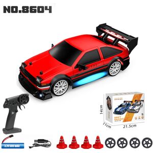 Maxpower (8604 Red) RC Drift Racing AE86 1/24 4WD 30KM/h High Speed Light 2.4G Radio Cont Maxpower (8604 Red) RC Drift Racing AE86 1/24 4WD 30KM/h High Speed Light 2.4G Radio Cont