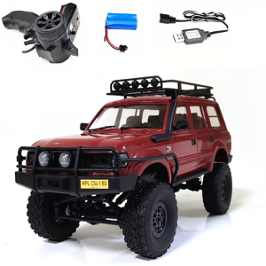 Maxpower (C54-1 Red) WPL C54-1 4WD 2.4G Off-road Car LC80 Remote Control Car RC Crawler B Maxpower (C54-1 Red) WPL C54-1 4WD 2.4G Off-road Car LC80 Remote Control Car RC Crawler B