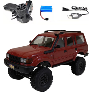 Maxpower (C54 Red) WPL C54-1 4WD 2.4G Off-road Car LC80 Remote Control Car RC Crawler Bug Maxpower (C54 Red) WPL C54-1 4WD 2.4G Off-road Car LC80 Remote Control Car RC Crawler Bug