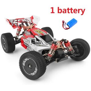 Maxpower (1 Battery Red) WLtoys 144001 A959B Racing RC Car 70KM/H 2.4G 4WD Electric High Maxpower (1 Battery Red) WLtoys 144001 A959B Racing RC Car 70KM/H 2.4G 4WD Electric High
