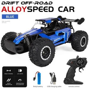 Maxpower (Blue) New RC Car 1:16 2WD with LED Light 2.4G 20KM/H High Speed Off-Road Climbi Maxpower (Blue) New RC Car 1:16 2WD with LED Light 2.4G 20KM/H High Speed Off-Road Climbi