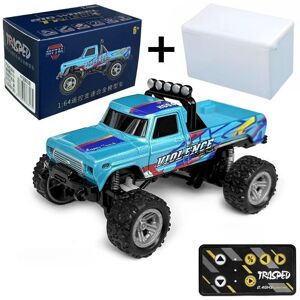 Maxpower (Blue) RC Off-Road Monster Truck 1/64 Remote Control Mini Climbing Car, Alloy Ma Maxpower (Blue) RC Off-Road Monster Truck 1/64 Remote Control Mini Climbing Car, Alloy Ma