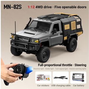 Maxpower (MN82S silvery) Newest MN82 RC CAR 1:12 Full Scale Pick Up Truck 2.4G 4WD Off-Ro Maxpower (MN82S silvery) Newest MN82 RC CAR 1:12 Full Scale Pick Up Truck 2.4G 4WD Off-Ro