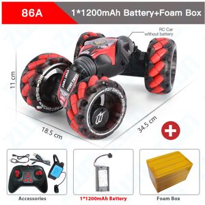 Maxpower (86A Red 1B FB) ZWN 1:12 4WD RC Car Radio Gesture Induction Music Light Stunt Re Maxpower (86A Red 1B FB) ZWN 1:12 4WD RC Car Radio Gesture Induction Music Light Stunt Re