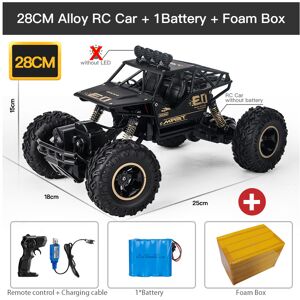 Maxpower (28CM Black 1B Alloy) ZWN 1:16 4WD RC Car With Led Lights Radio Alloy Remote Con Maxpower (28CM Black 1B Alloy) ZWN 1:16 4WD RC Car With Led Lights Radio Alloy Remote Con
