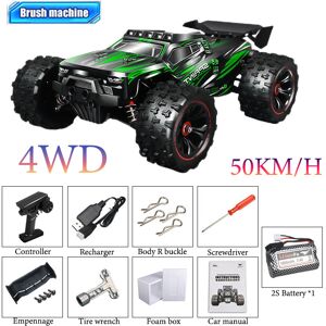 Maxpower (9522-5-1B-Green) 1:14 85KM/H Or 50KM/H 4WD RC Car With LED Remote Control Cars Maxpower (9522-5-1B-Green) 1:14 85KM/H Or 50KM/H 4WD RC Car With LED Remote Control Cars