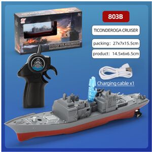 Maxpower (803B) 2.4G RC Boat High-Speed Remote Control Ship Simulation Warship Model Toy Maxpower (803B) 2.4G RC Boat High-Speed Remote Control Ship Simulation Warship Model Toy