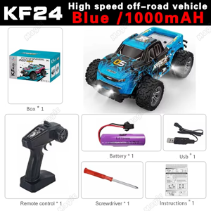 Maxpower (Blue 1000mah) 1:20 Model RC Car With LED Light 2.4G High Speed Off-road KF24 KF Maxpower (Blue 1000mah) 1:20 Model RC Car With LED Light 2.4G High Speed Off-road KF24 KF