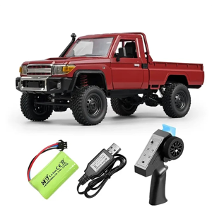 Maxpower (MN82 Red) 1:12 Full Scale RC CAR MN82 PRO 2.4G 4WD Off-Road Crawler Car Pick Up Maxpower (MN82 Red) 1:12 Full Scale RC CAR MN82 PRO 2.4G 4WD Off-Road Crawler Car Pick Up