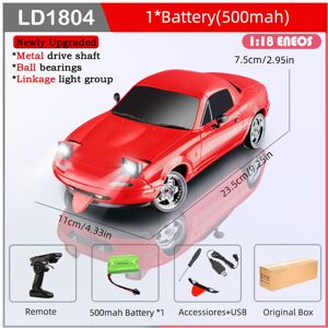 Maxpower (LD1804-R-1B500-OB) LDRC LD1804 RC Drift Car 1/18 Model 2.4G 2WD ESP Gyroscope Maxpower (LD1804-R-1B500-OB) LDRC LD1804 RC Drift Car 1/18 Model 2.4G 2WD ESP Gyroscope