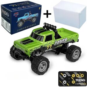 Maxpower (Green) RC Off-Road Monster Truck 1/64 Remote Control Mini Climbing Car, Alloy M Maxpower (Green) RC Off-Road Monster Truck 1/64 Remote Control Mini Climbing Car, Alloy M