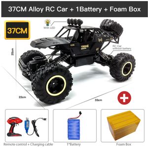 Maxpower (37CM Black 1B Alloy) ZWN 1:12 / 1:16 4WD RC Car With Led Lights 2.4G Radio Remo Maxpower (37CM Black 1B Alloy) ZWN 1:12 / 1:16 4WD RC Car With Led Lights 2.4G Radio Remo