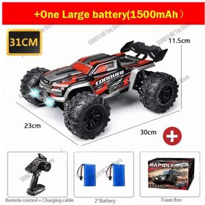 Maxpower (16101 Red 2B) 50 or 80KM/H Rc Cars 1/16 Off Drift Road 4WD with LED 2.4G Waterp Maxpower (16101 Red 2B) 50 or 80KM/H Rc Cars 1/16 Off Drift Road 4WD with LED 2.4G Waterp