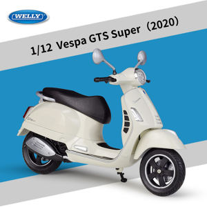 Maxpower (White foam box) 1:12 Vespa GTS Super 2020 Alloy Leisure Motorcycle Model Simula Maxpower (White foam box) 1:12 Vespa GTS Super 2020 Alloy Leisure Motorcycle Model Simula