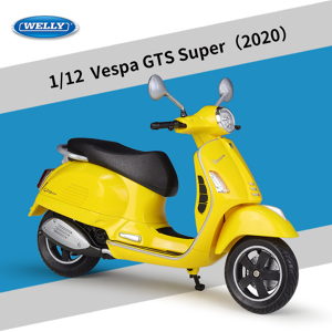 Maxpower (Yellow foam box) 1:12 Vespa GTS Super 2020 Alloy Leisure Motorcycle Model Simul Maxpower (Yellow foam box) 1:12 Vespa GTS Super 2020 Alloy Leisure Motorcycle Model Simul