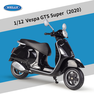 Maxpower (Black foam box) 1:12 Vespa GTS Super 2020 Alloy Leisure Motorcycle Model Simula Maxpower (Black foam box) 1:12 Vespa GTS Super 2020 Alloy Leisure Motorcycle Model Simula