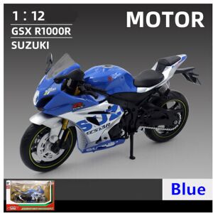 Maxpower (GSXBlue Retail box) 1:12 Aprilia RSV4 Alloy Racing Motorcycle Model Diecast Met Maxpower (GSXBlue Retail box) 1:12 Aprilia RSV4 Alloy Racing Motorcycle Model Diecast Met