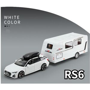 Maxpower (White RS6) 1/32 Trailer RV Truck Toy Model Car Alloy Diecast Off-road Vehicle C Maxpower (White RS6) 1/32 Trailer RV Truck Toy Model Car Alloy Diecast Off-road Vehicle C