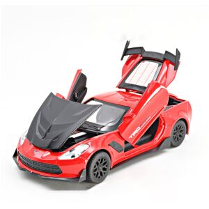 Maxpower (Red black) 1:32 Corvette ZR1 Supercar Toy Car Model Car Diecast Simulation Meta Maxpower (Red black) 1:32 Corvette ZR1 Supercar Toy Car Model Car Diecast Simulation Meta