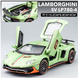 Maxpower (green) 1:32 Lamborghini Aventador SVJ LP780-4 Super Sports Car Alloy Metal Diec Maxpower (green) 1:32 Lamborghini Aventador SVJ LP780-4 Super Sports Car Alloy Metal Diec