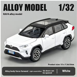 Maxpower (white box) 1:32 Toyota RAV4 Off Road SUV Alloy Metal Diecast Car Model Sound & Maxpower (white box) 1:32 Toyota RAV4 Off Road SUV Alloy Metal Diecast Car Model Sound &
