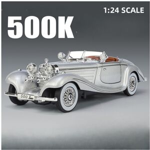 Maxpower (Silver) 1/24 Scale 500K Vintage Car Model Toy Diecasts Alloy Sport Car Toys wit Maxpower (Silver) 1/24 Scale 500K Vintage Car Model Toy Diecasts Alloy Sport Car Toys wit