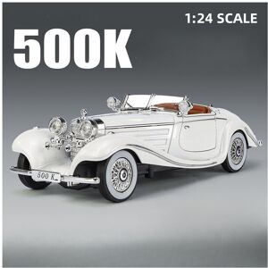 Maxpower (White) 1/24 Scale 500K Vintage Car Model Toy Diecasts Alloy Sport Car Toys with Maxpower (White) 1/24 Scale 500K Vintage Car Model Toy Diecasts Alloy Sport Car Toys with