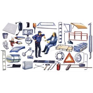 Maxpower TRUCK SHOP ACCESSORIES - TRUCKS & TRAILERS 1:24 - Italeri 764 Maxpower TRUCK SHOP ACCESSORIES - TRUCKS & TRAILERS 1:24 - Italeri 764