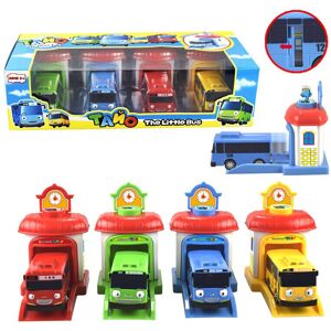 Maxpower 4pcs/set Scale model Tayo the little bus children miniature bus baby oyuncak gar Maxpower 4pcs/set Scale model Tayo the little bus children miniature bus baby oyuncak gar