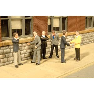 Bachmann Industries Miniature HO Scale Figures Businessmen Train (6 Pi Bachmann Industries Miniature HO Scale Figures Businessmen Train (6 Pi