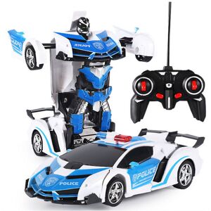 Maxpower Transformer Rc Robot Police Car Remote Control Toy Kids Led Lights Boys Gift Maxpower Transformer Rc Robot Police Car Remote Control Toy Kids Led Lights Boys Gift