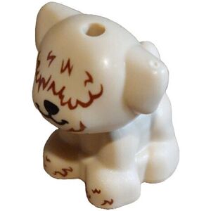 Lego Animal Tan Friends Pali the Puppy with Brown Hair Over Eyes Print Minifigur Lego Animal Tan Friends Pali the Puppy with Brown Hair Over Eyes Print Minifigur