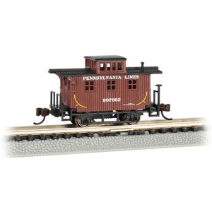 Bachmann Old-Time Caboose - Pennsylvania LINES - N Scale Prototypical Brown Bachmann Old-Time Caboose - Pennsylvania LINES - N Scale Prototypical Brown