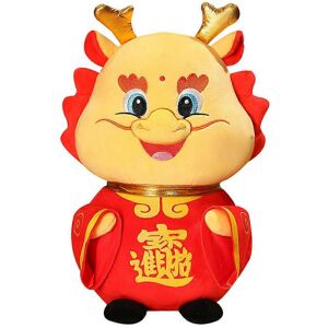 Kricely (As show, One size) Adorable Stuffed Dragon Chinese New Year Dragon Stuffed Doll Kricely (As show, One size) Adorable Stuffed Dragon Chinese New Year Dragon Stuffed Doll