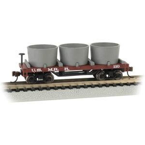 BACHMANN Old-Time Water Tank Car U.S. Military Railroad - N Scale BACHMANN Old-Time Water Tank Car U.S. Military Railroad - N Scale