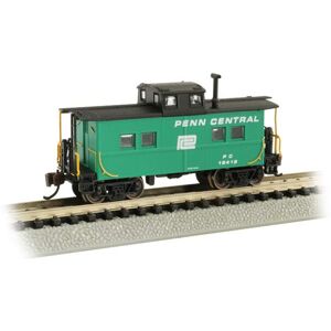 Bachmann Trains Northeast Steel Caboose -Penn Central - Jade Green wit Bachmann Trains Northeast Steel Caboose -Penn Central - Jade Green wit