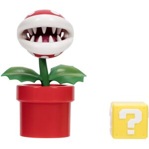 Super Mario Nintendo 4-Inch Piranha Plant Poseable Figure with Questio Super Mario Nintendo 4-Inch Piranha Plant Poseable Figure with Questio