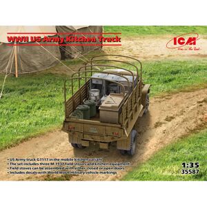 Maxpower ICM 35587 WWII US Army Kitchen Truck 1:35 Model Kit Maxpower ICM 35587 WWII US Army Kitchen Truck 1:35 Model Kit