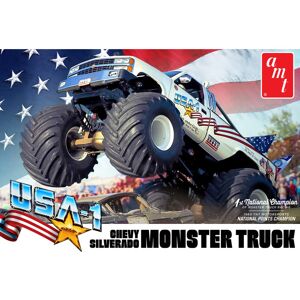 Maxpower AMT 1252M USA-1 Chevy Silverado Monster Truck 1:25 Model Kit Maxpower AMT 1252M USA-1 Chevy Silverado Monster Truck 1:25 Model Kit